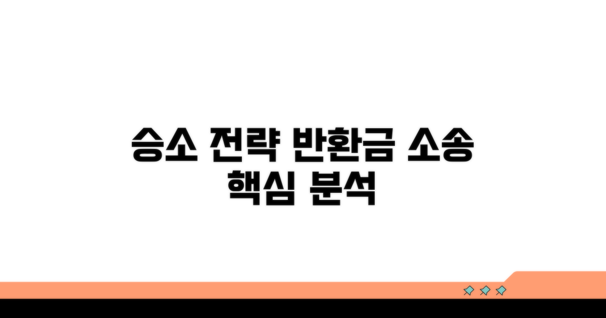 반환금 소송, 승소 전략은?