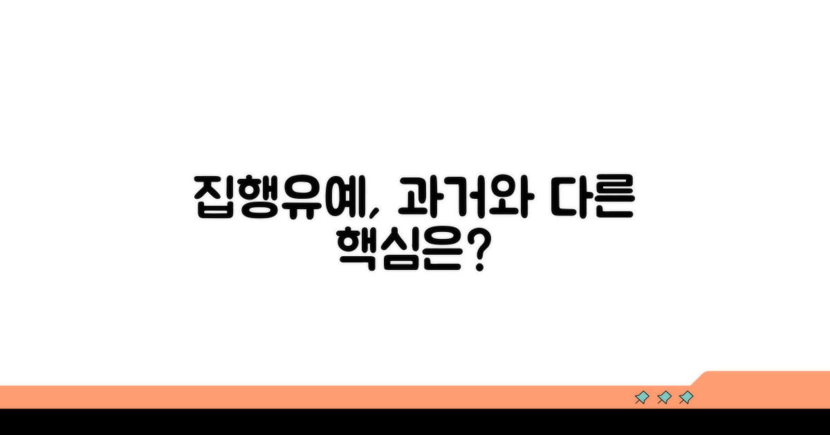 새 집행유예, 과거와 다른 점
