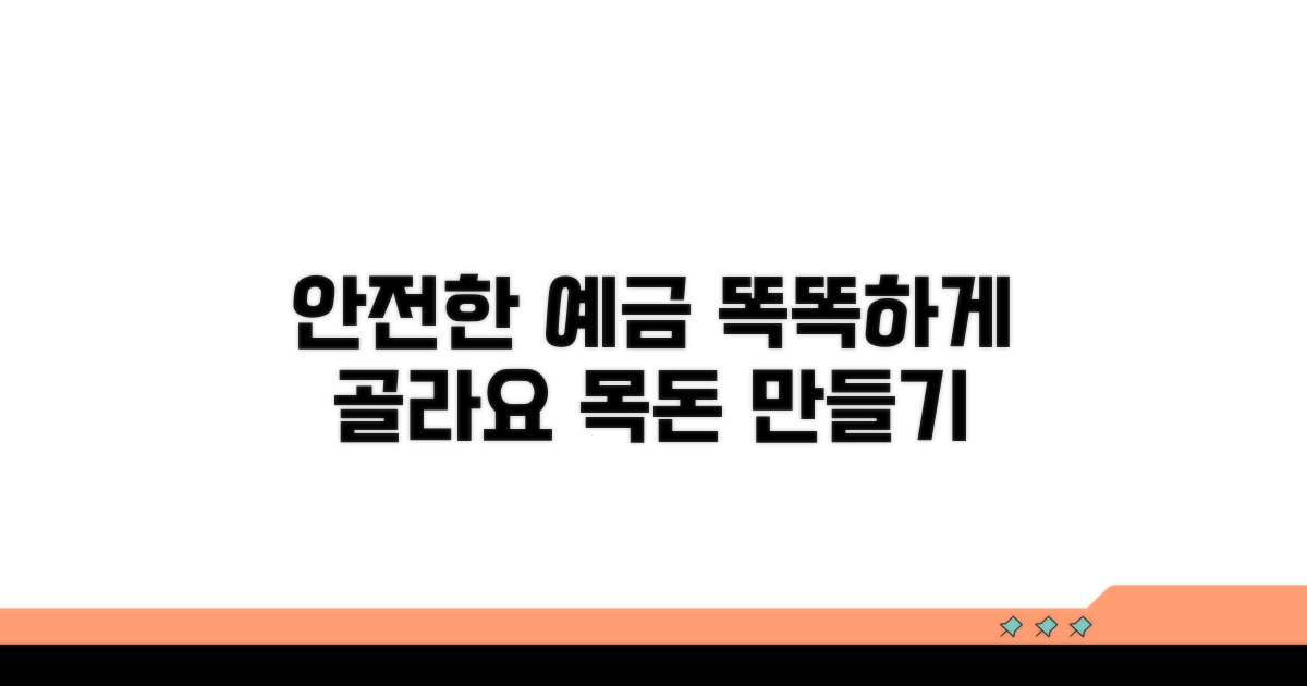 안전하게 예금 선택하는 법