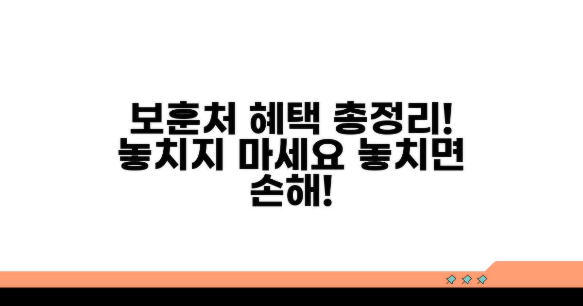 보훈처 지원 혜택 총정리