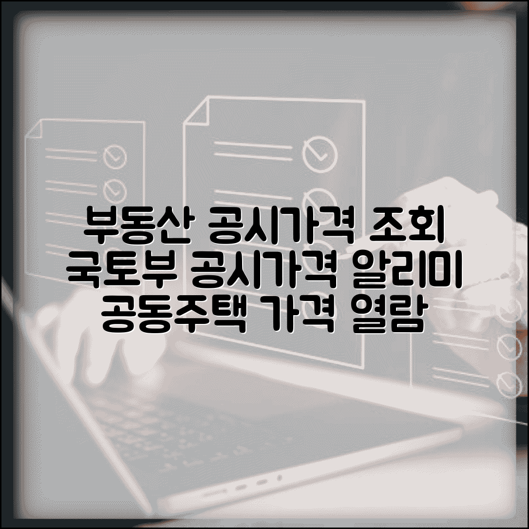 부동산 공시가격 조회 | 국토부 공시가격 알리미 | 공동주택 가격 열람 | 부동산 시세 확인