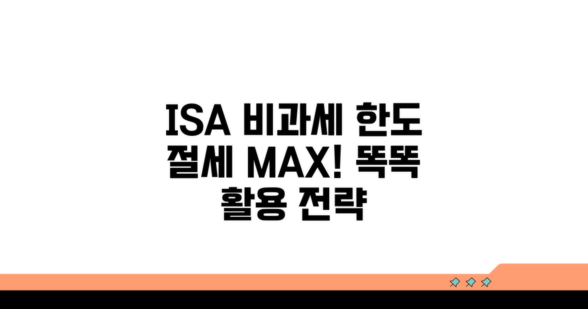 ISA 비과세 한도와 현명한 활용 전략