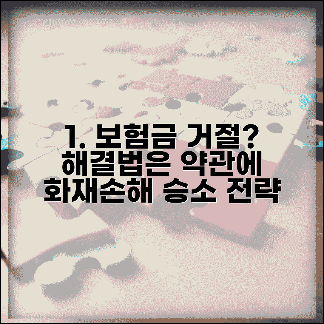 사업자보험 화재손해 보상 거절당했을때 | 면책조항 vs 약관해석 다툼법