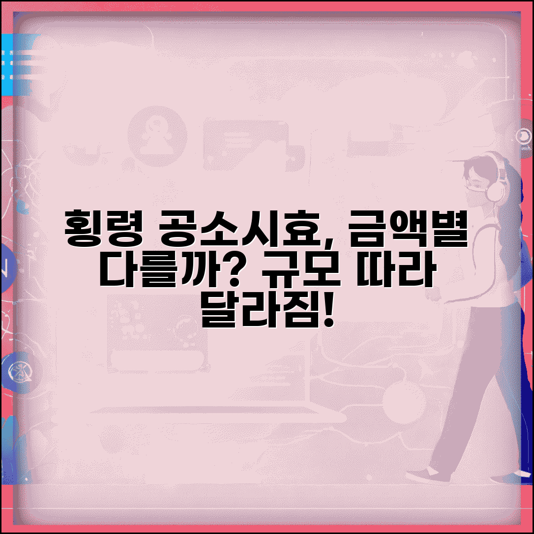 횡령죄 공소시효 금액별 | 횡령 규모에 따른 시효 차이