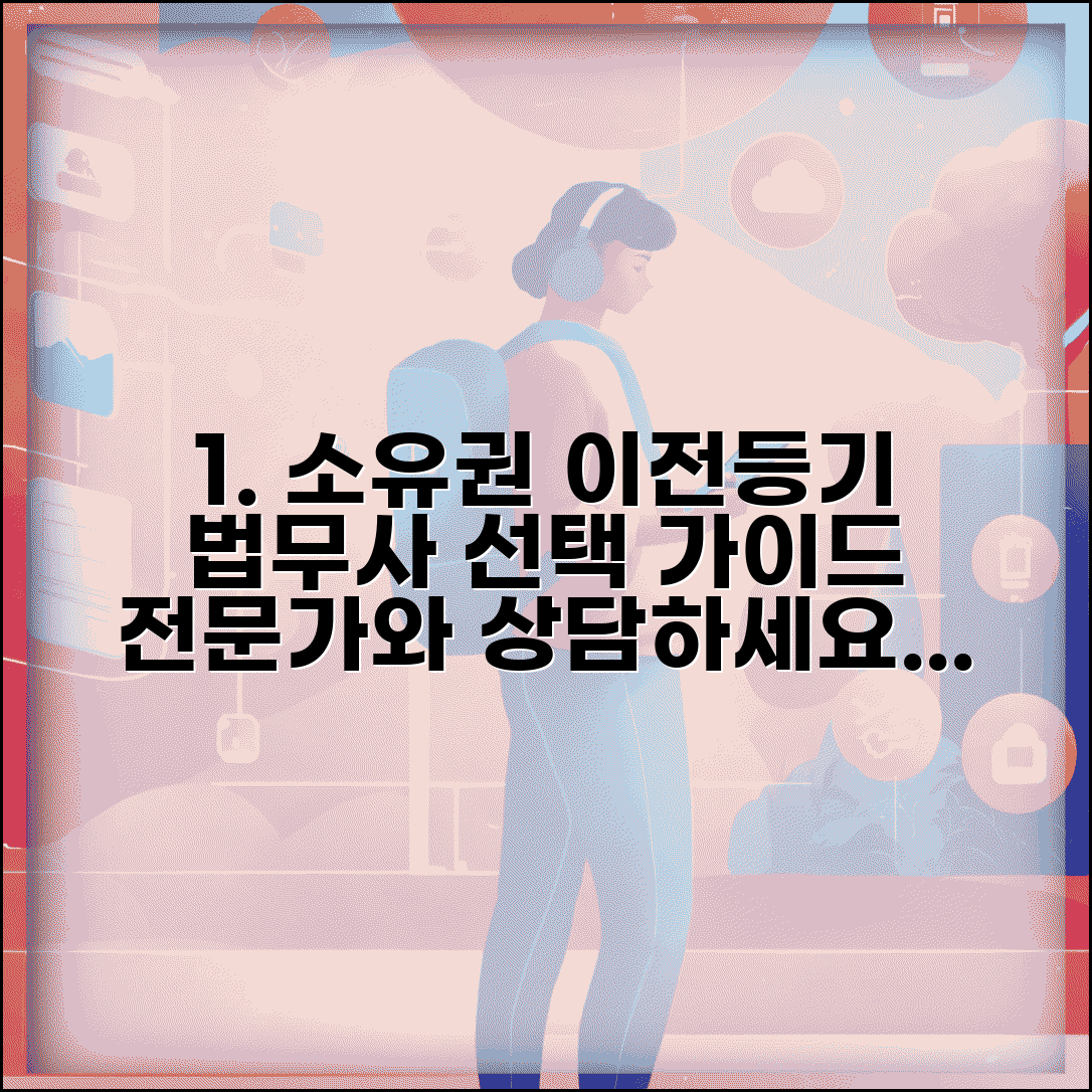 소유권이전등기 법무사 선택 | 소유권이전등기 전문 법무사