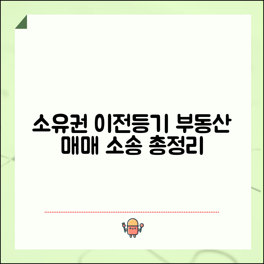 소유권 이전등기 | 부동산 매매 소유권이전등기 청구 소송