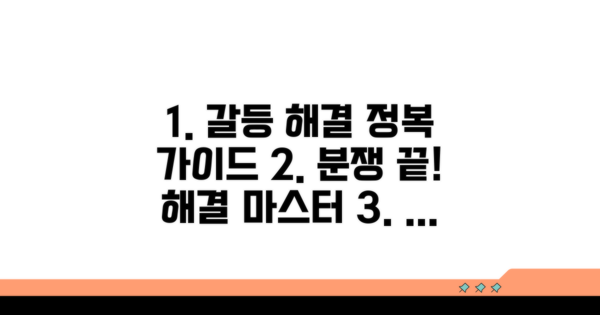 분쟁 해결 절차 완벽 가이드