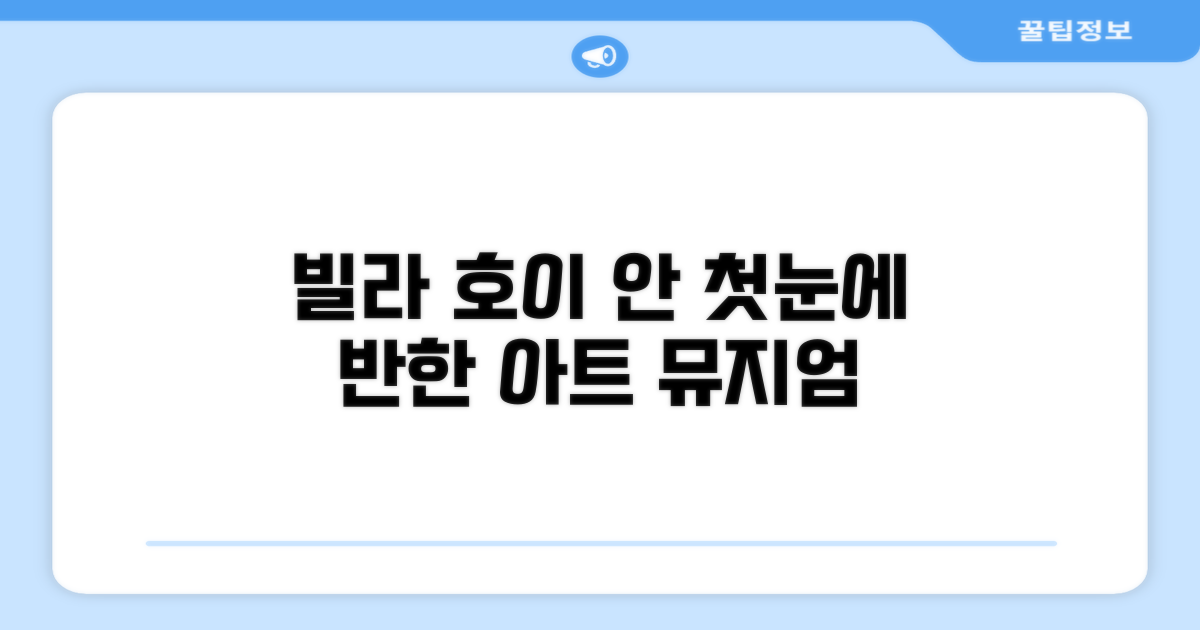 아트 뮤지엄 빌라 호이 안: 첫인상과 외관
