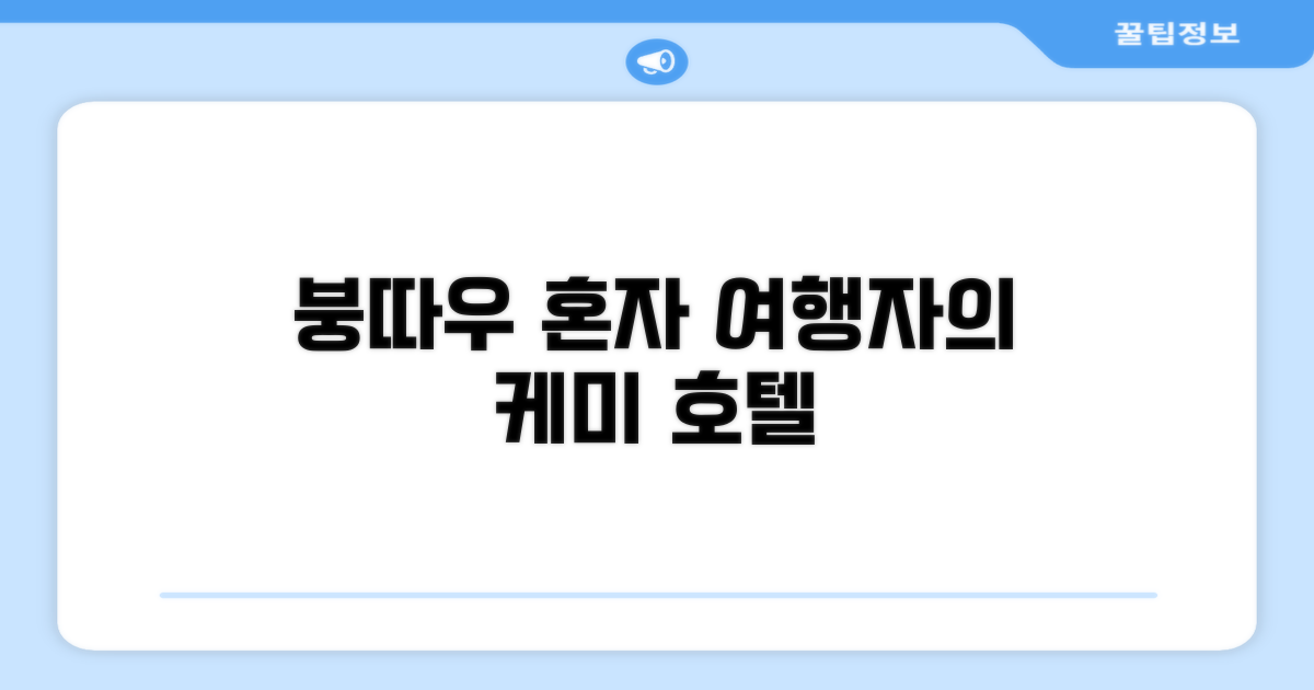 붕따우의 혼자 여행자를 위한 쉼터, 케미 호텔