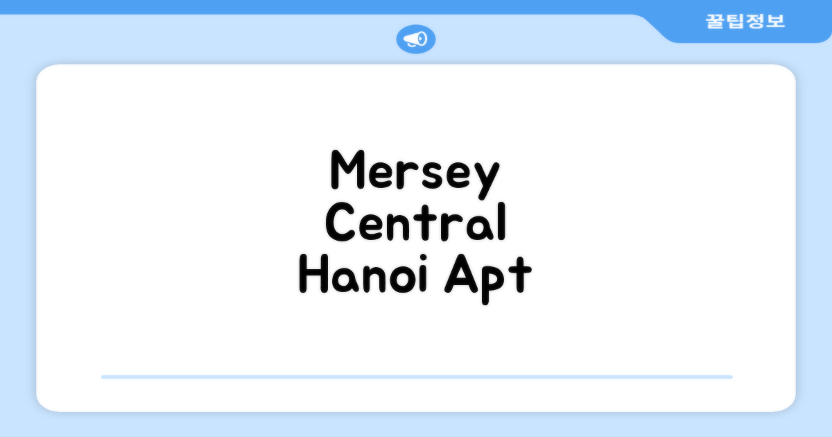 Mersey Central Hanoi Apart'Hotel, 1 베드룸 아파트먼트 숙박 후기