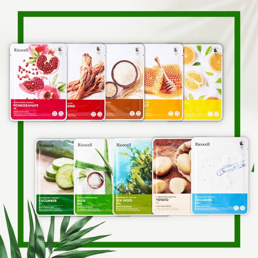 리코셀 네이처 리커버리 마스크팩 알로에, 30개입, 1개할인· 3일 남음 상세 이미지 2