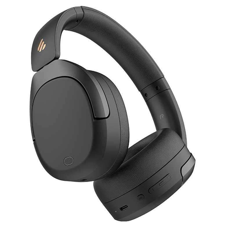 에디파이어 액티브 노이즈 캔슬링 무선 오버이어 헤드폰, W830NB, 블랙할인 상세 이미지 1