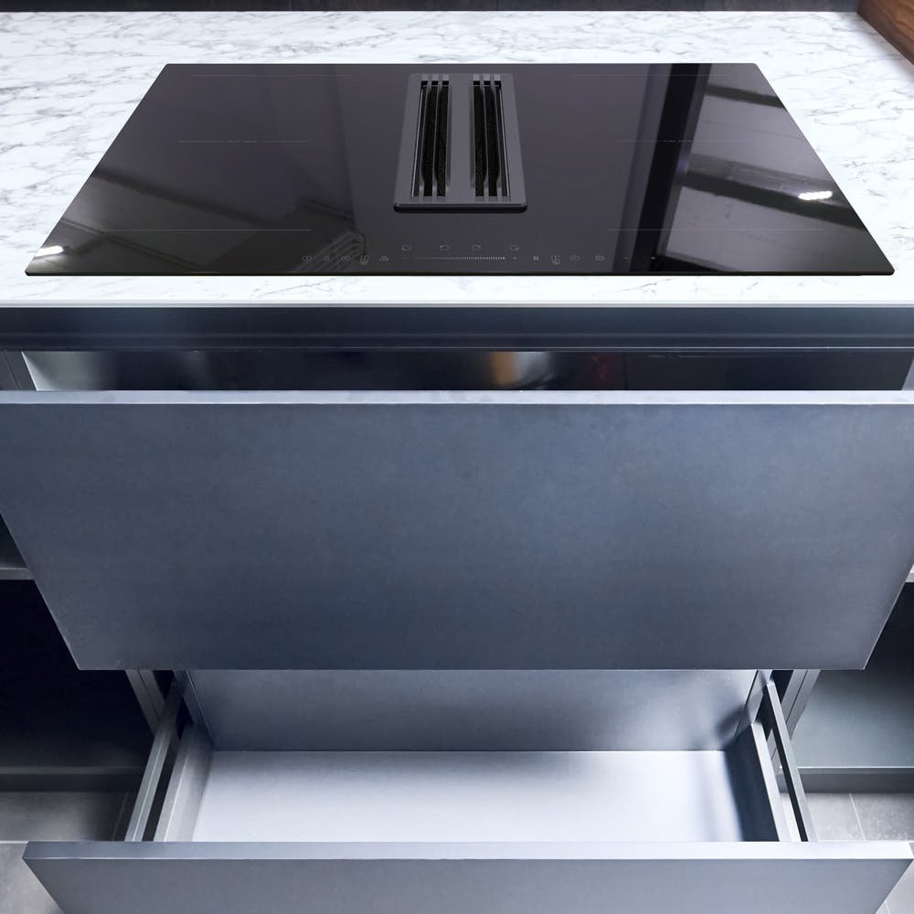 독일스트로만 전국무료배송설치 후드일체형 4구 인덕션 AS100% KC한국정식, 빌트인, 블랙 스트로만 상판 상세 이미지 1