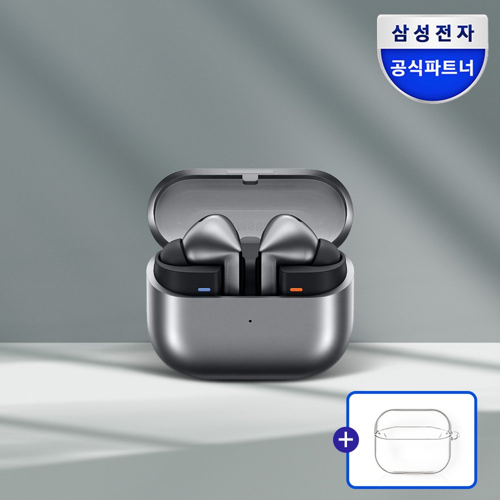 삼성전자 갤럭시 버즈3 프로 무선 블루투스 이어폰 ANC SM-R630 실버 상세 이미지 1