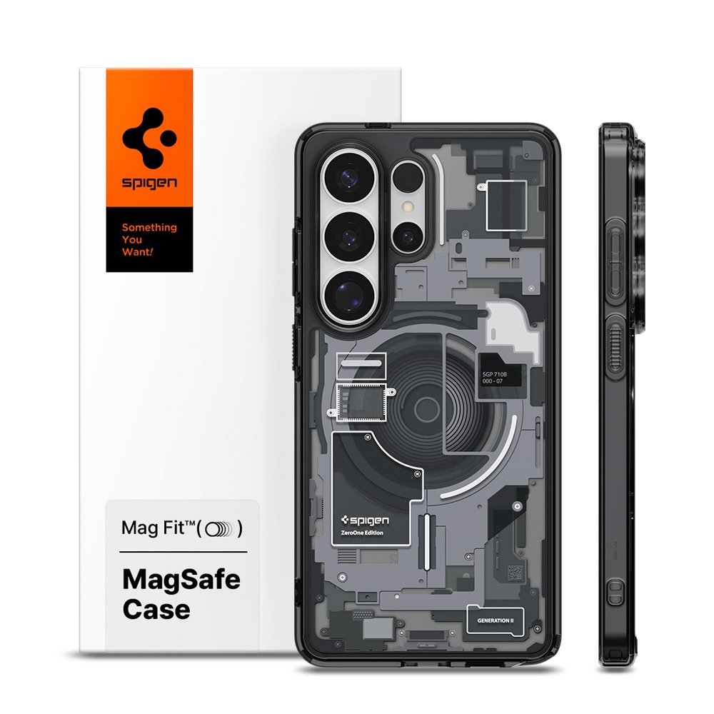 슈피겐 갤럭시 맥세이프 케이스 울트라하이브리드맥핏 제로원 블랙, 갤럭시S26 울트라 상세 이미지 1