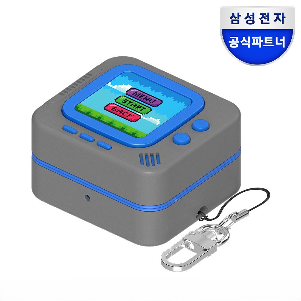 삼성 갤럭시 버즈4 버즈4프로 케이스 레트로 픽셀 메뉴 커버 상세 이미지 1