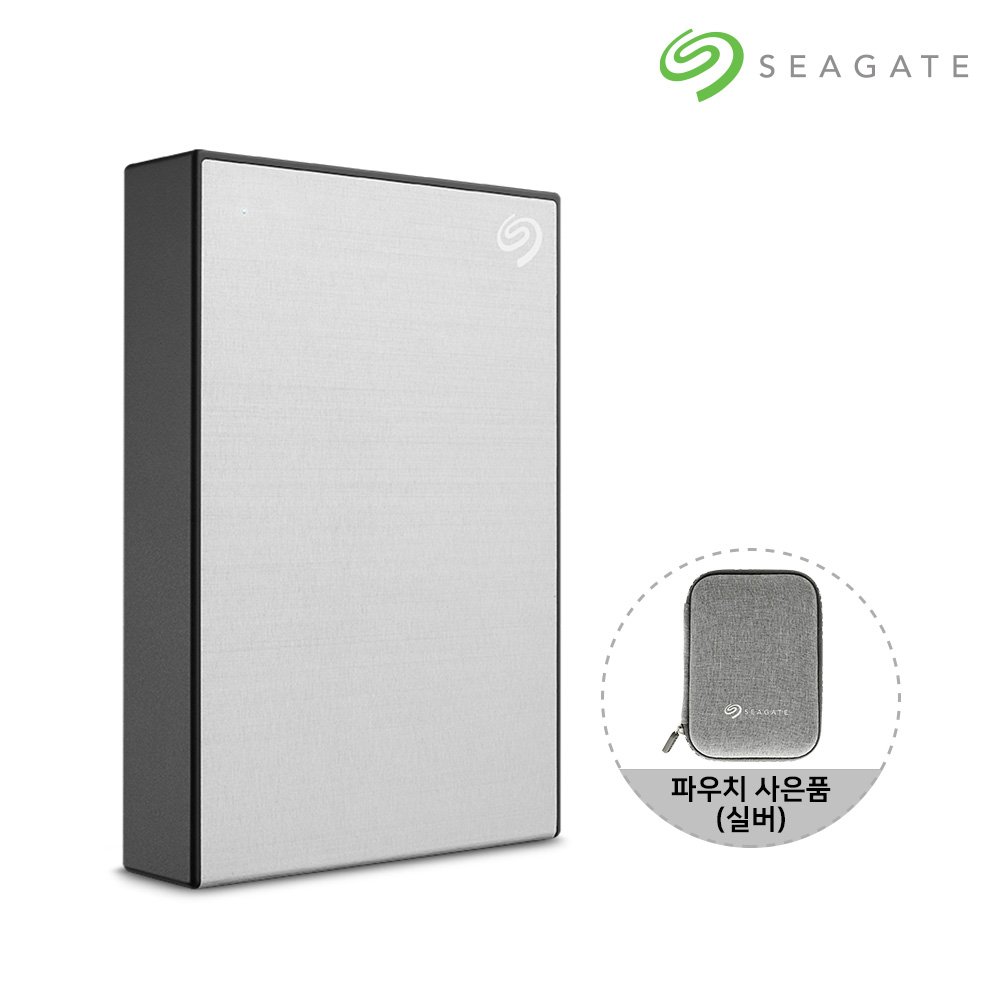 4테라 씨게이트 외장하드 데이터복구 전용파우치 4TB, 실버 상세 이미지 1