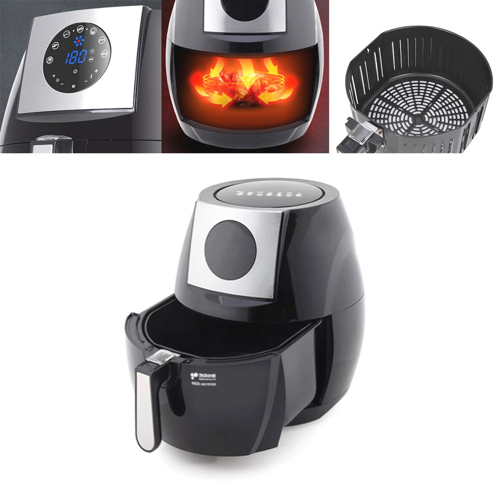 대용량 베이킹 에어프라이어 분리식 온도설정 공기순환 튀김기 상세 이미지 1