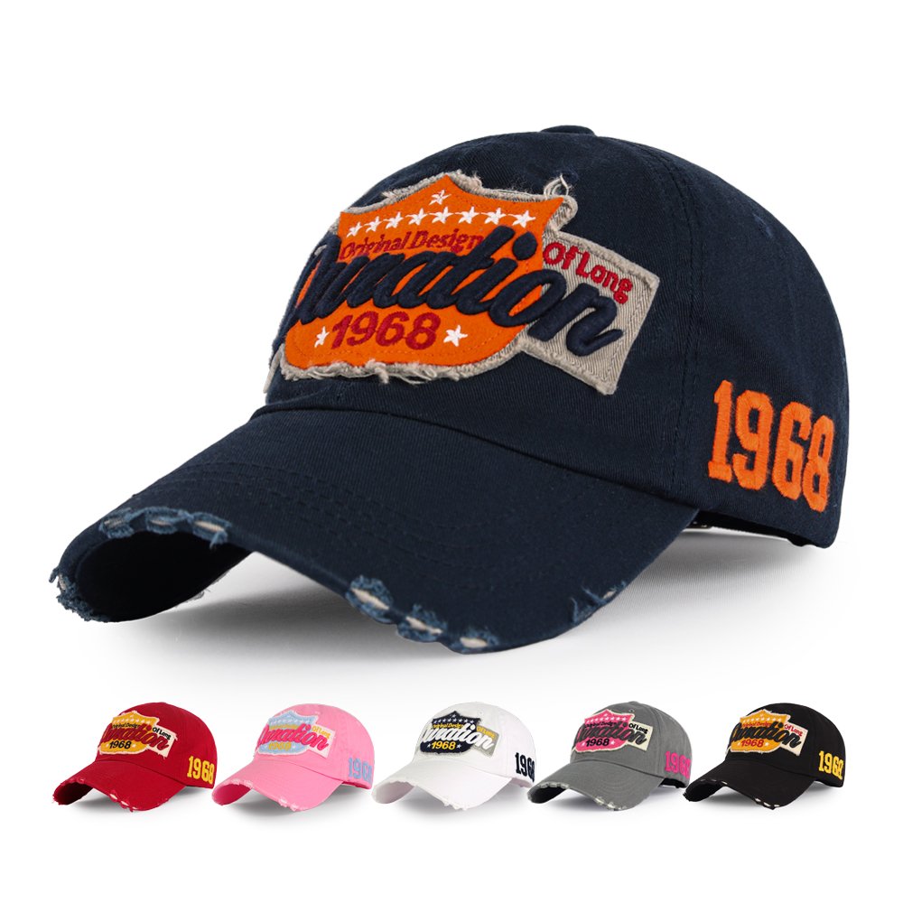 국내제작 American68 자수 볼캡 여성 캡모자 남자 야구모자 상세 이미지 2