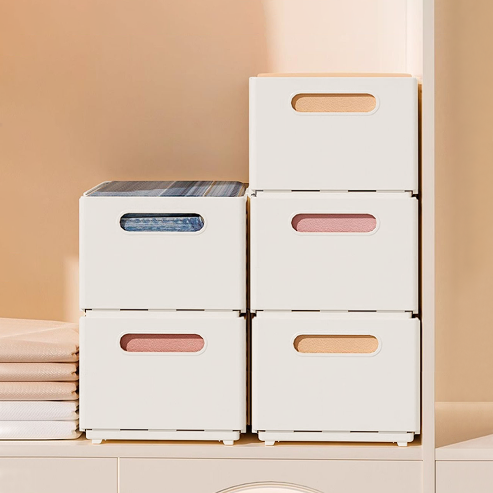 옷장정리함 다용도정리함 옷정리 보관함 길이조절 수납함 펜트리 트레이 소형 상세 이미지 1