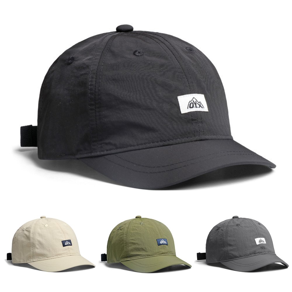 트레일 러닝모자 마라톤 테니스 헬스 운동 나일론 숏챙 챙짧은 모자 물놀이 볼캡 숏캡 상세 이미지 1