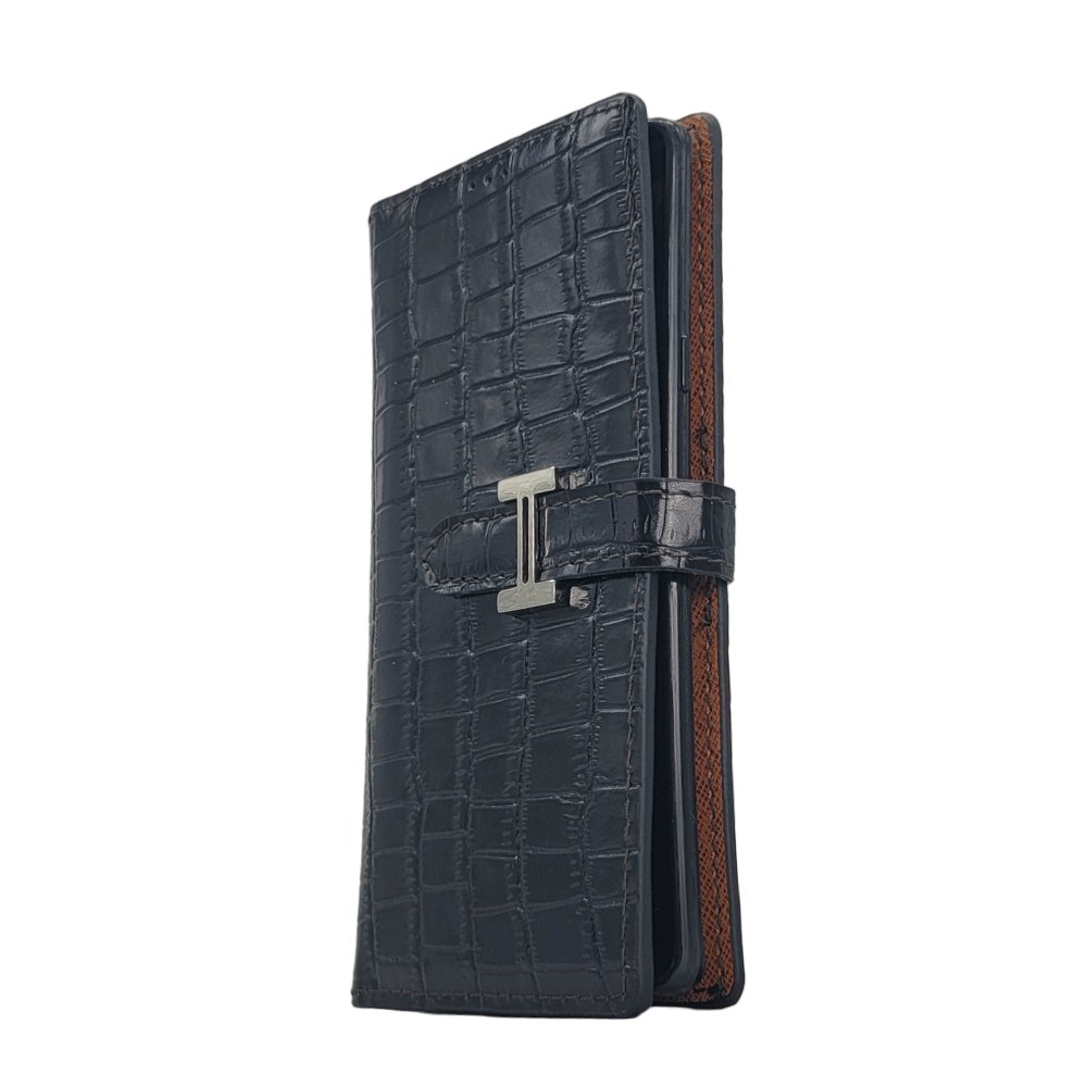 지갑케이스 수제 다이어리 명품 카드수납 블랙, 갤럭시Z 폴드 SE(갤럭시Z 폴드6 SE) 상세 이미지 2