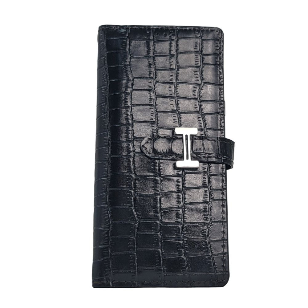 지갑케이스 수제 다이어리 명품 카드수납 블랙, 갤럭시Z 폴드 SE(갤럭시Z 폴드6 SE) 상세 이미지 1