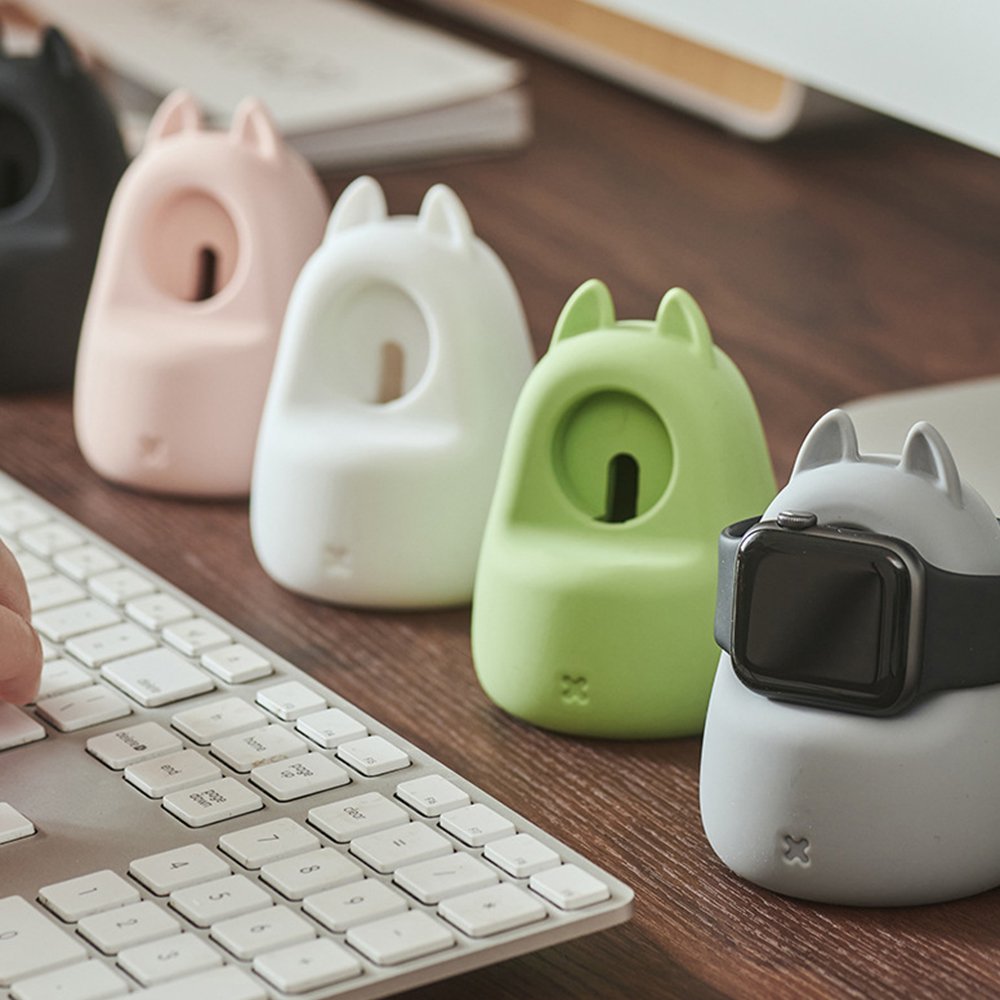 애플워치 거치대 충전 고양이 캐릭터 상세 이미지 2