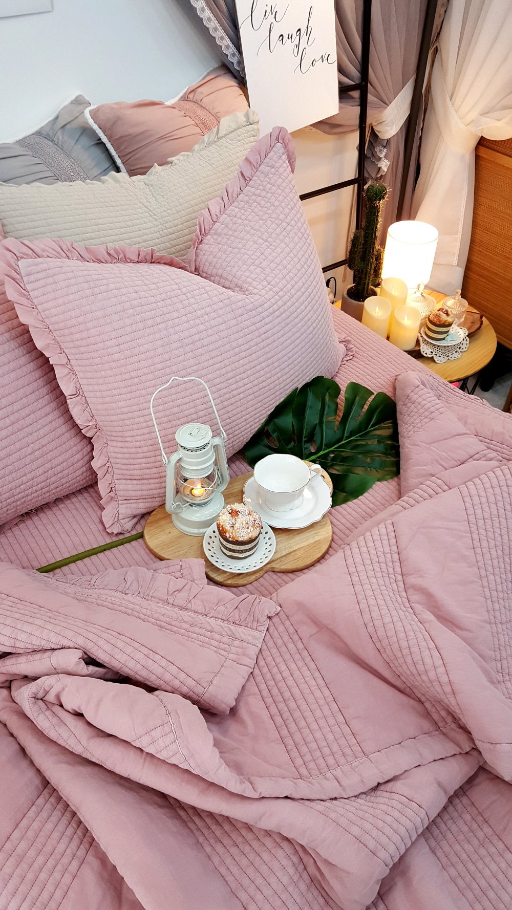 여름이불 구름 누비 아사면 봄 가을이불 상세 이미지 1