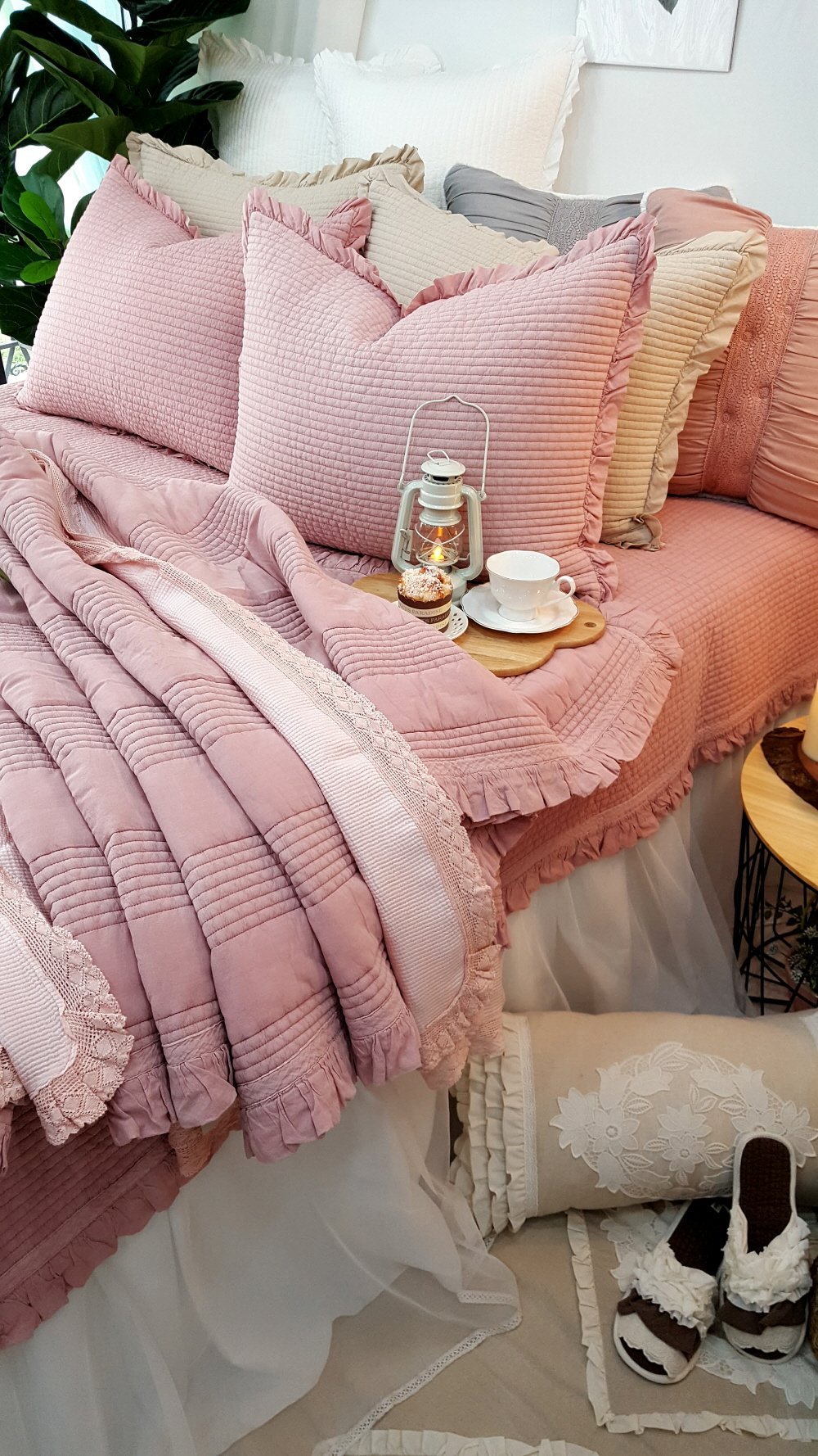 여름이불 구름 누비 아사면 봄 가을이불 상세 이미지 2