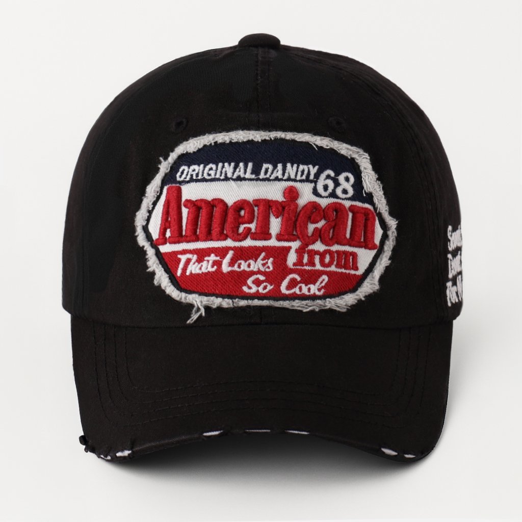 국내제작 American68 자수 볼캡 여성 캡모자 남자 야구모자 상세 이미지 1