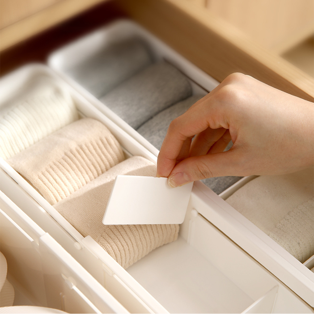 옷장정리함 다용도정리함 옷정리 보관함 길이조절 수납함 펜트리 트레이 소형 상세 이미지 2