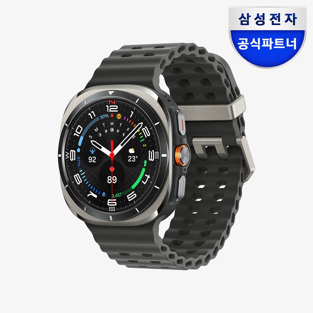 삼성 갤럭시 워치 울트라 2025 (강화유리 2매 포함 패키지) 티타늄 실버, 47mm, LTE 상세 이미지 1
