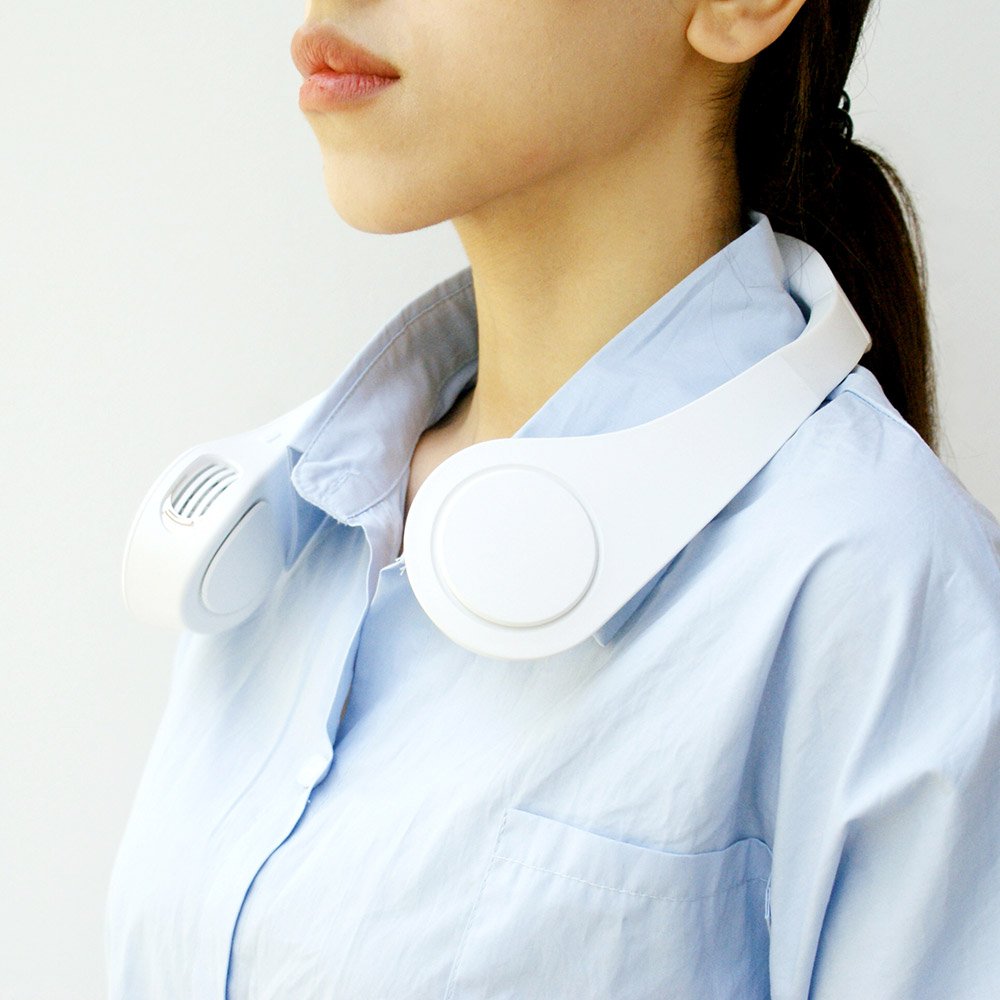 크리스탈클라우드 넥밴드 선풍기 휴대용 넥풍기 목풍기 목에거는 목걸이 목 선풍기 상세 이미지 1