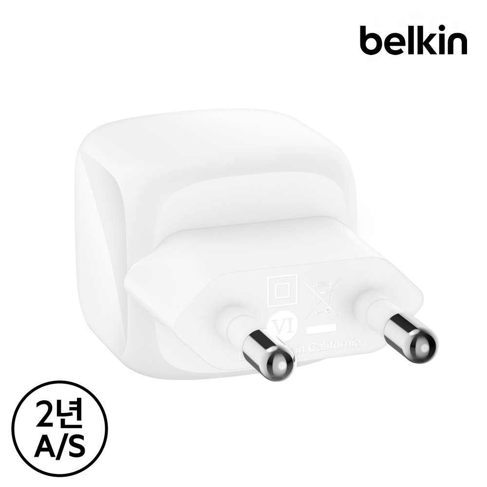 벨킨 30W USB C타입 PD 3.1 PPS 초소형 고속 충전기 WCA008kr 갤럭시 S26 S25 아이폰 아이패드 호환 상세 이미지 2